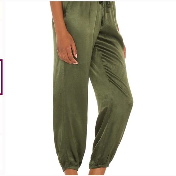 Nation LTD Hunter Green Uma Muscle Tank & Del Ray Jogger Pant Matching Set XS - Picture 14 of 16